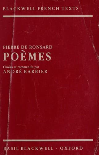 Cover image for Poèmes