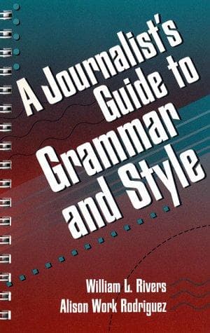 Cover image for Journalist's Guide to Grammar and Style, A