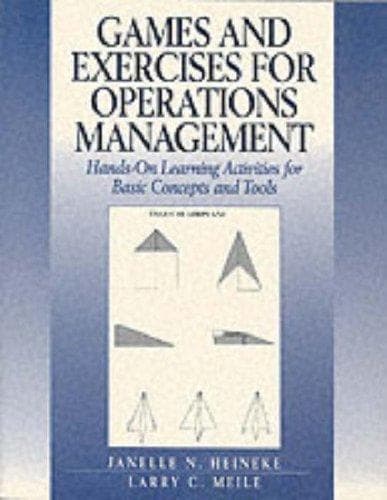 Cover image for Games and exercises for operations management