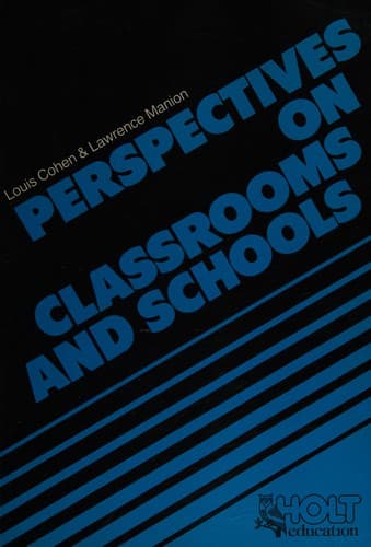 Cover image for Perspectives on classrooms and schools