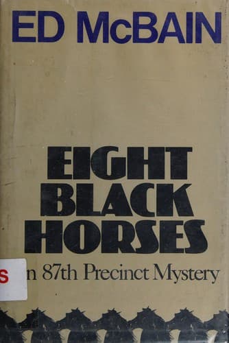 Cover image for Eight black horses