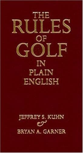 Cover image for The Rules of Golf in Plain English