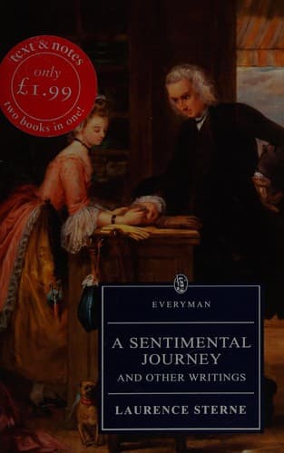 Cover image for A sentimental journey and other writings