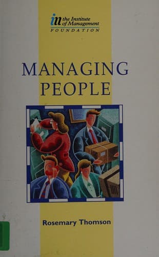 Cover image for Managing people