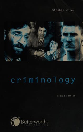 Cover image for Criminology