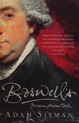 Cover image for Boswell's presumptuous task
