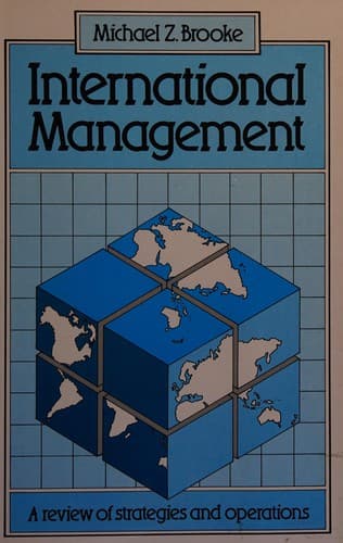 Cover image for International Management