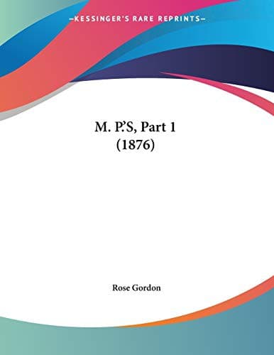 Cover image for M. P.'S, Part 1