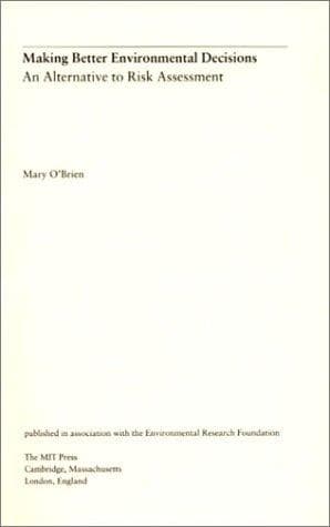 Cover image for Making Better Environmental Decisions