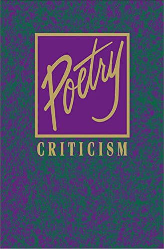 Cover image for Poetry Criticism