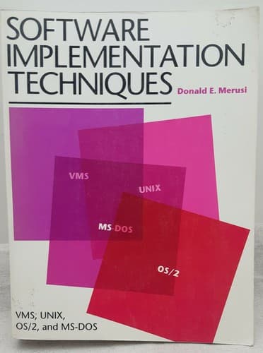 Cover image for Software implementation techniques