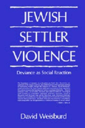 Cover image for Jewish Settler Violence
