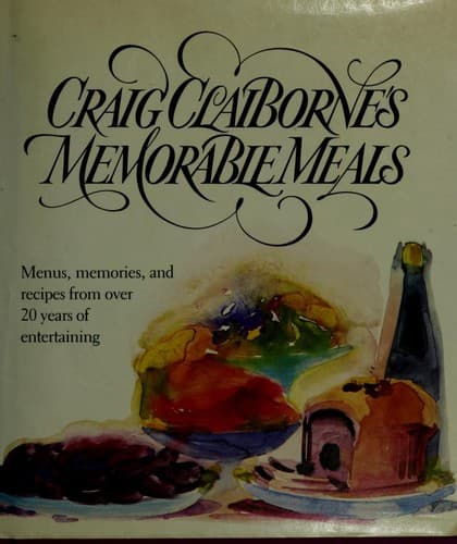 Cover image for Craig Claiborne's memorable meals