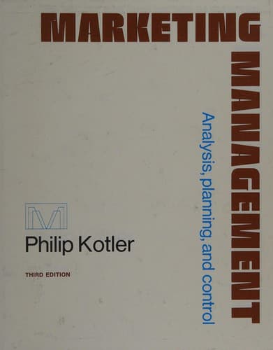 Cover image for Marketing management