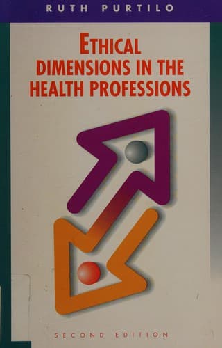 Cover image for Ethical dimensions in the health professions