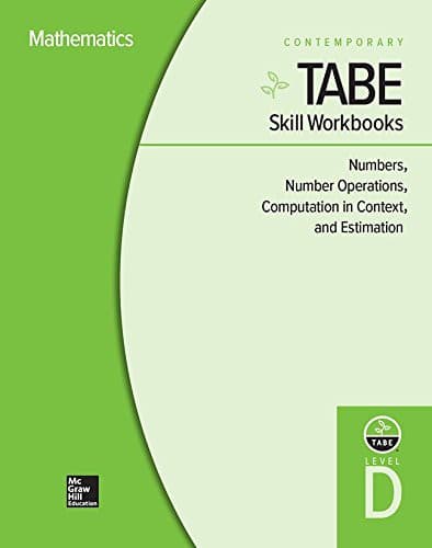 Cover image for TABE Skill Workbooks Level D