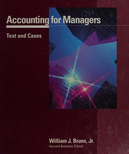 Cover image for Accounting for managers