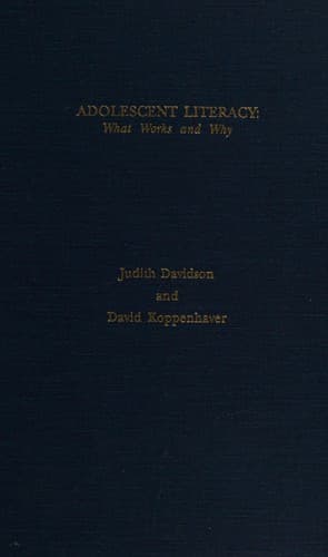 Cover image for ADOLESCENT LITERACY