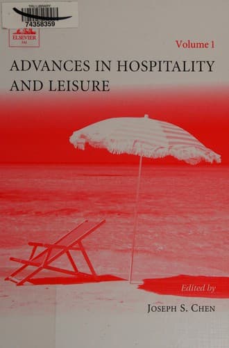 Cover image for Advances in hospitality and leisure.