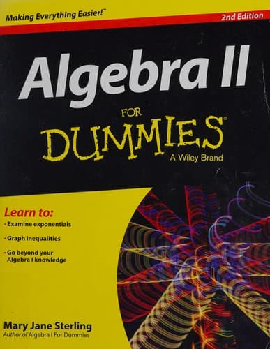 Cover image for Algebra II for Dummies