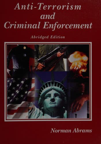Cover image for Anti-terrorism and criminal enforcement