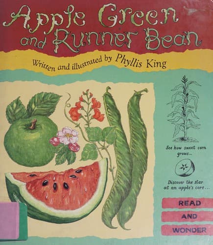 Cover image for Apple Green, Runner Bean (Read and Wonder)