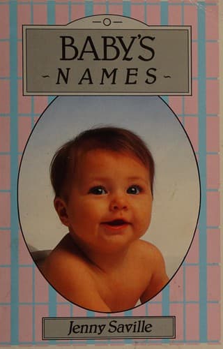 Cover image for Baby's names