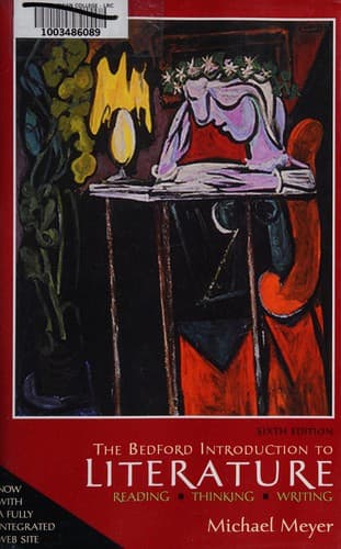 Cover image for The Bedford Introduction to Literature
