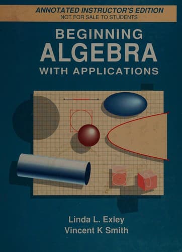 Cover image for Beginning algebra