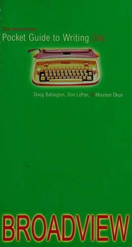 Cover image for The Broadview pocket guide to writing