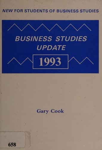 Cover image for Business studies update