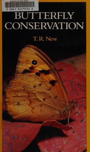 Cover image for Butterfly conservation