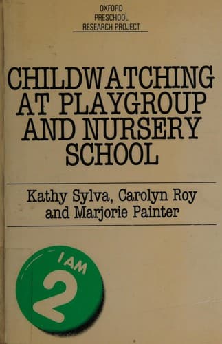 Cover image for Childwatching at playgroup and nursery school