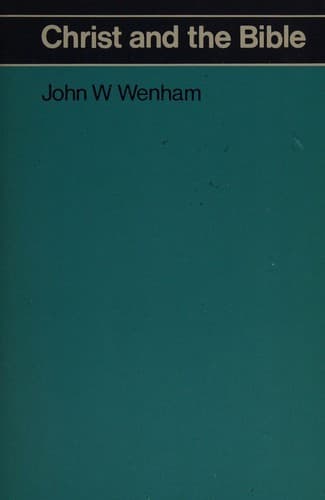 Cover image for Christ and the Bible