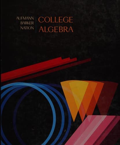 Cover image for College algebra