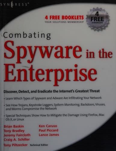 Cover image for Combating spyware in the enterprise