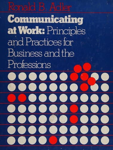 Cover image for Communicating at work