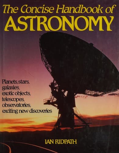 Cover image for The concise handbook of astronomy.