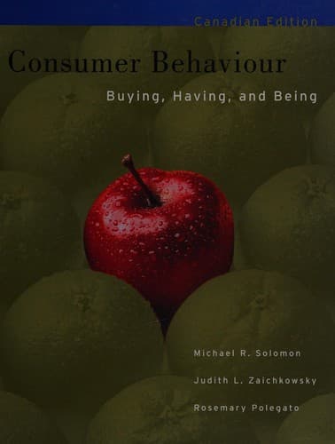 Cover image for Consumer behaviour