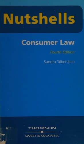Cover image for Consumer Law (Nutshells)