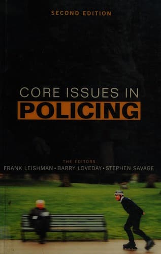 Cover image for Core issues in policing