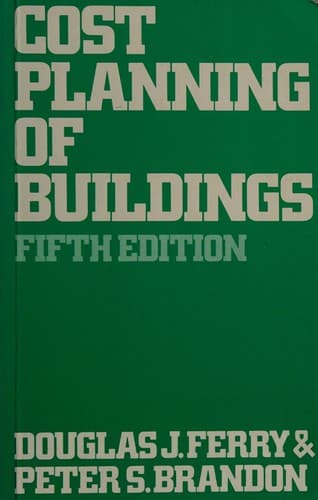 Cover image for Cost planning of buildings.