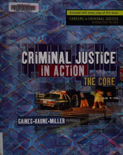 Cover image for Criminal justice in action