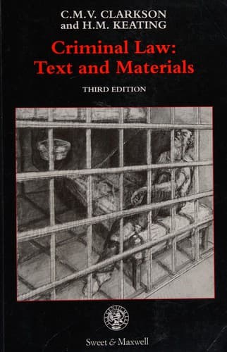Cover image for Criminal law