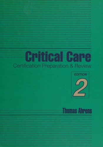 Cover image for Critical care, certification preparation & review.