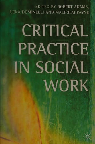 Cover image for Critical practice in social work