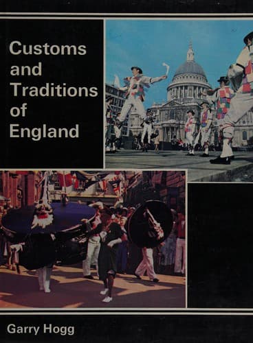 Cover image for Customs and traditions of England.