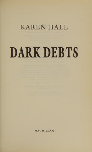 Cover image for Dark debts