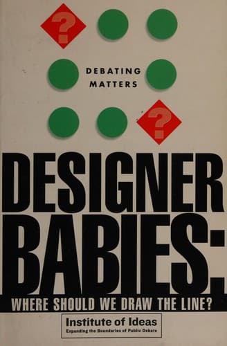 Cover image for Designer babies
