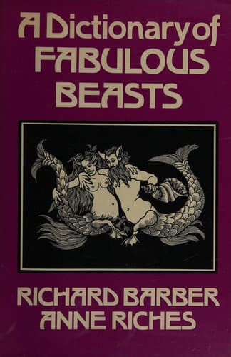 Cover image for A dictionary of fabulous beasts